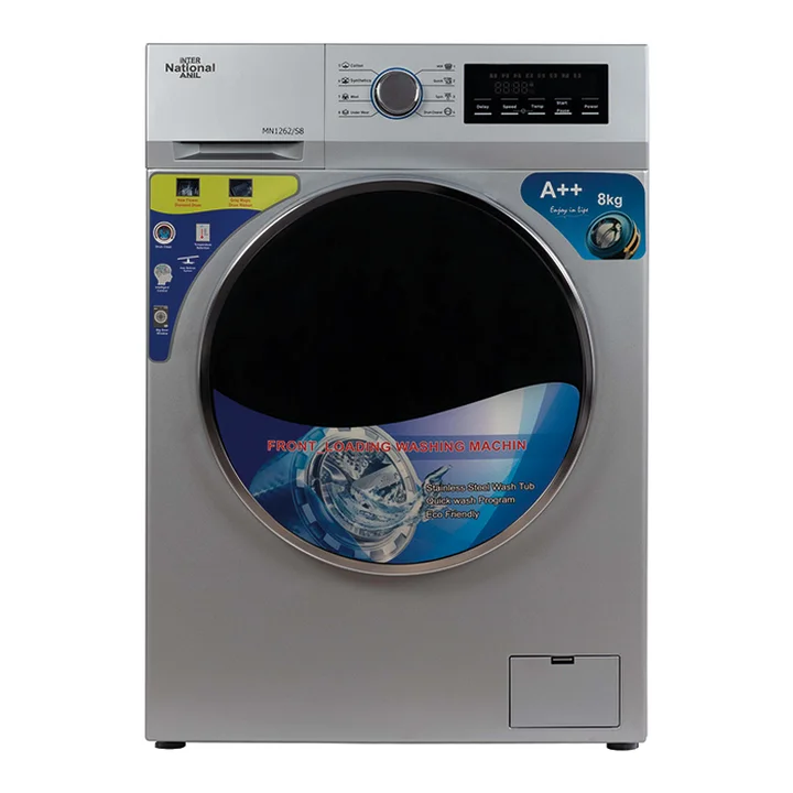 ماشین لباسشویی اتوماتیک اینترناسیونال آنیل 8 کیلو